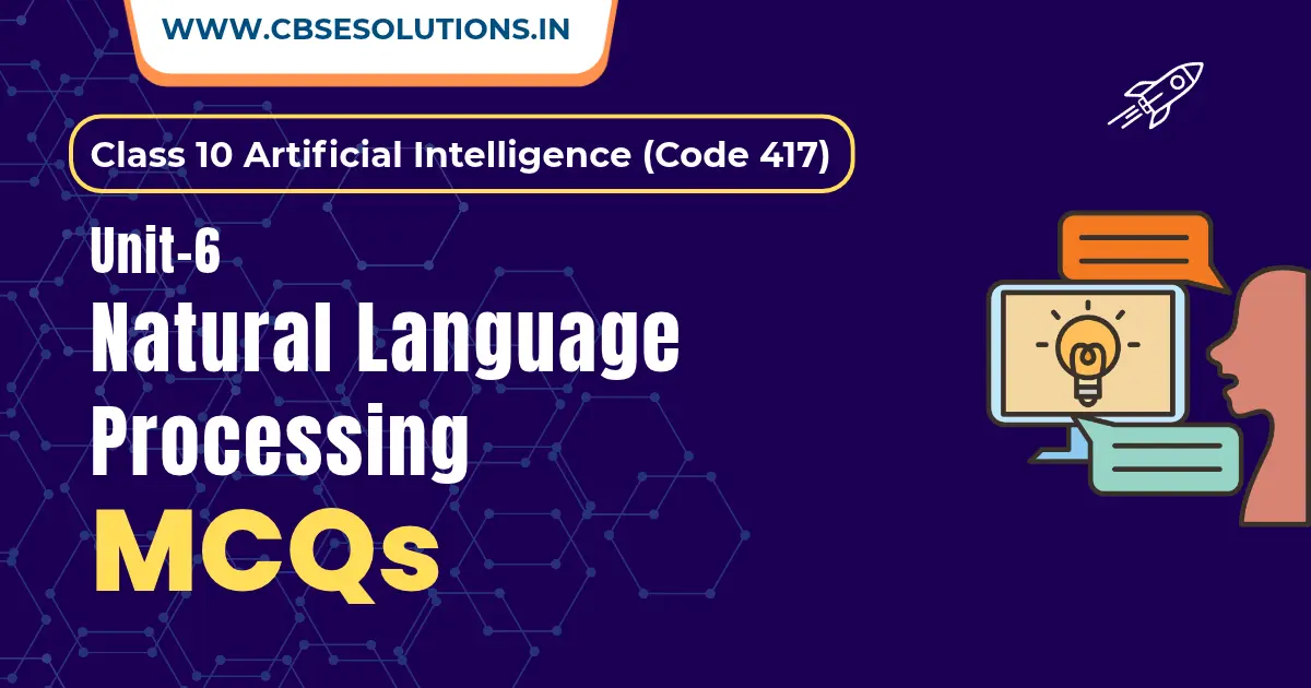 Natural Language Processing MCQs - Class 10 AI | Smart Revision ...